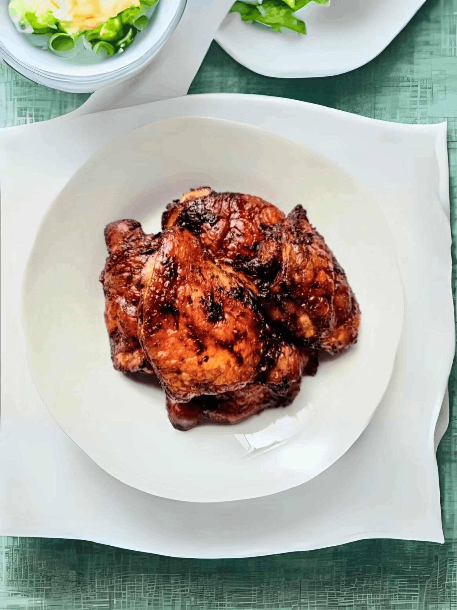 Grilled jerk chicken