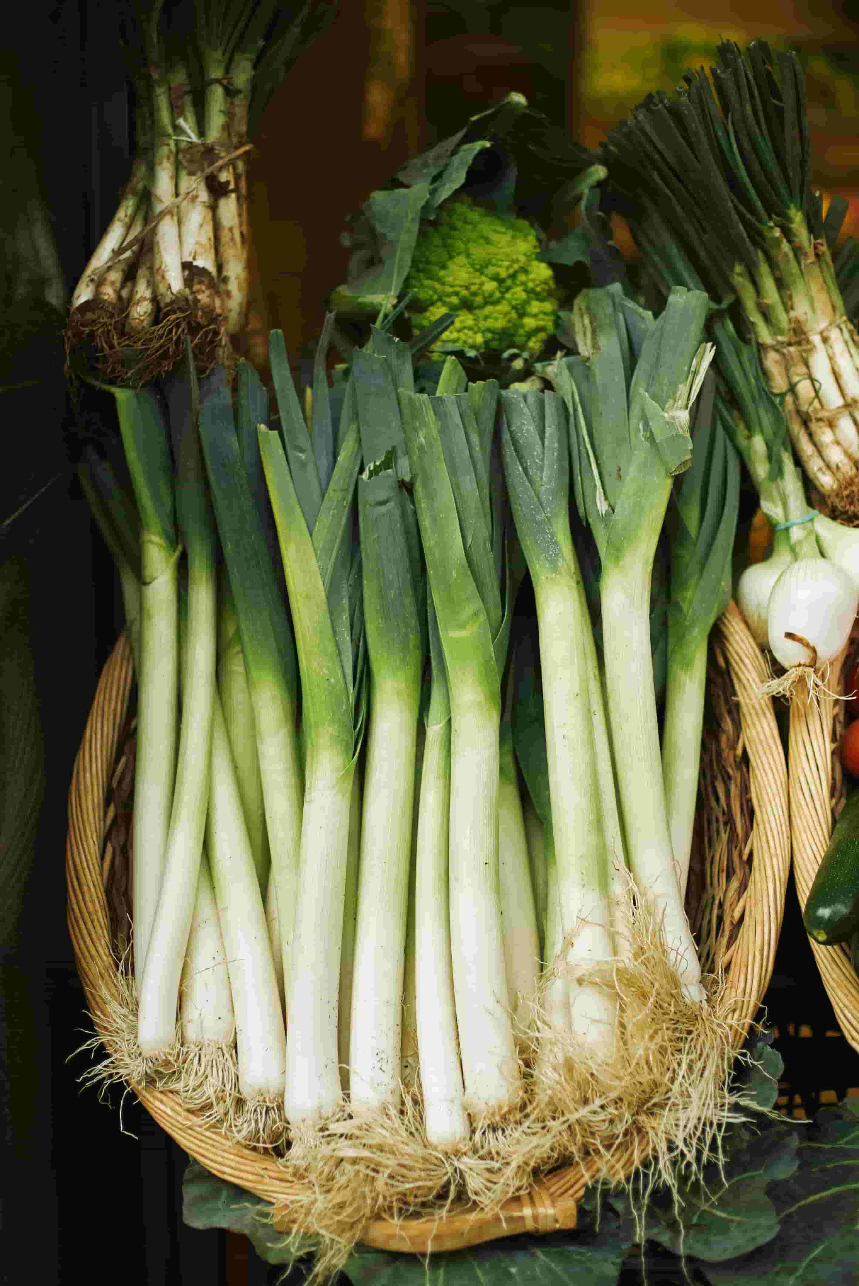 Fresh leeks